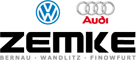Autohaus Zemke in Bernau, Wandlitz, Eberswalde (VW und Audi)